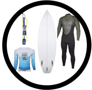 Equipamentos Campeche Surf School